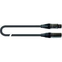 Quik Lok JUST MF 10 SL Microphone Cable - Black - 10m (XLR Female - XLR Male)